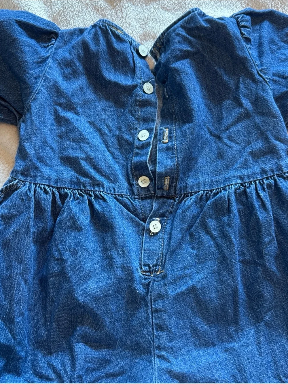 GUESS Jeans Vintage 90s Toddler Denim Romper 24month Made In USA
